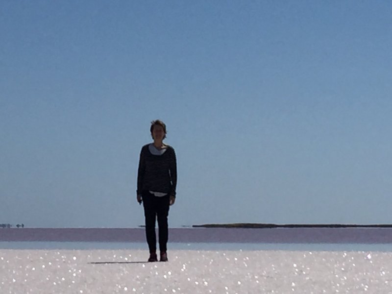 a man standing on a beach