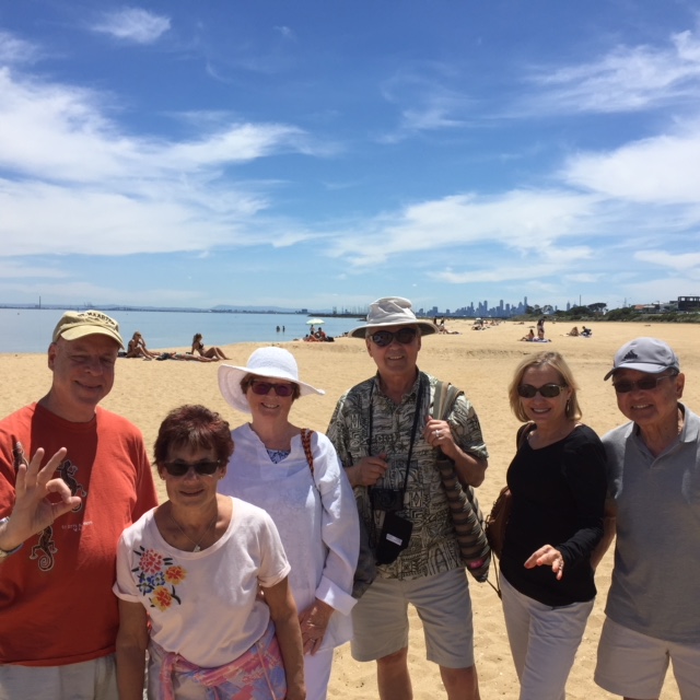 a group of people posing for the camera