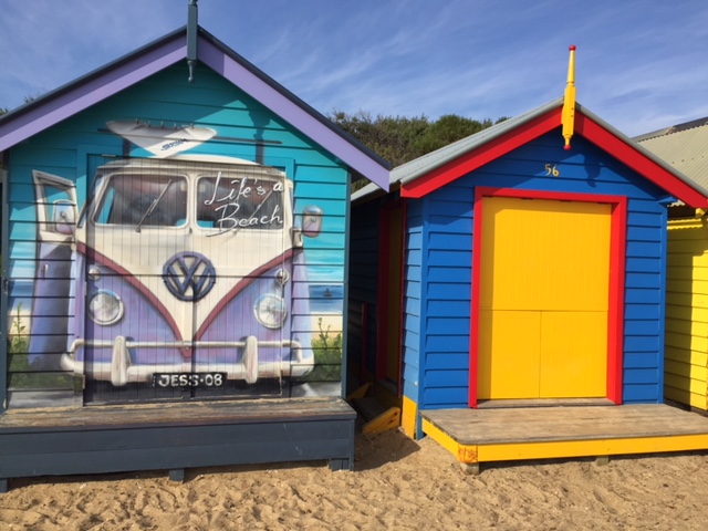 a sign in front of a building